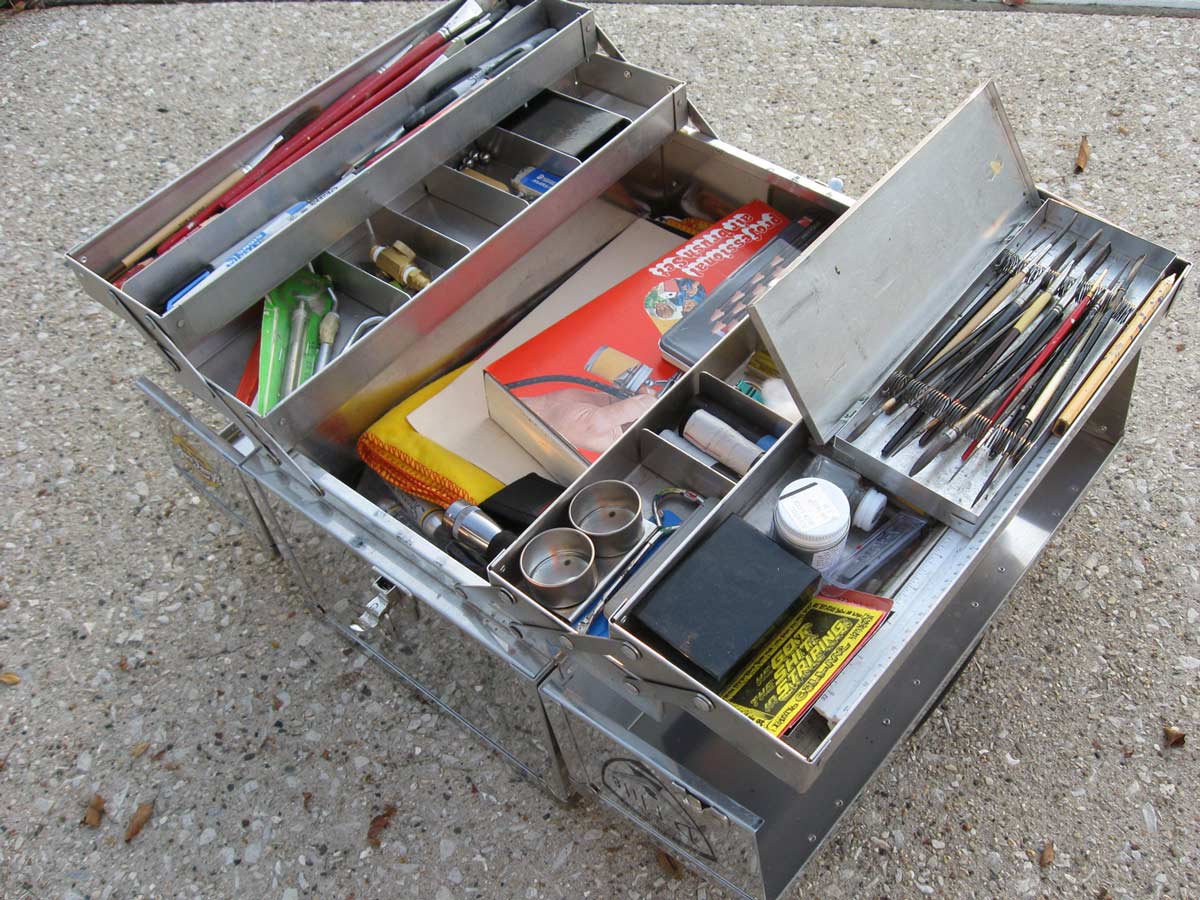 Studio in the Sky: Mural Painting Equipment