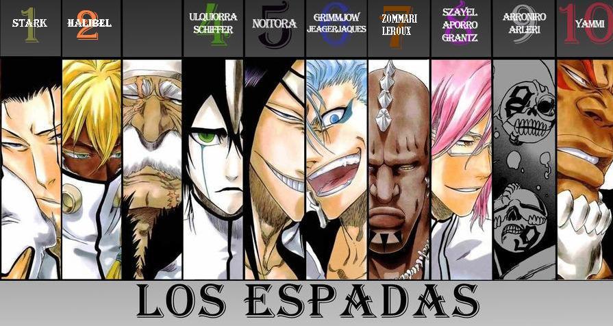 Bleach THE 10 ESPADA