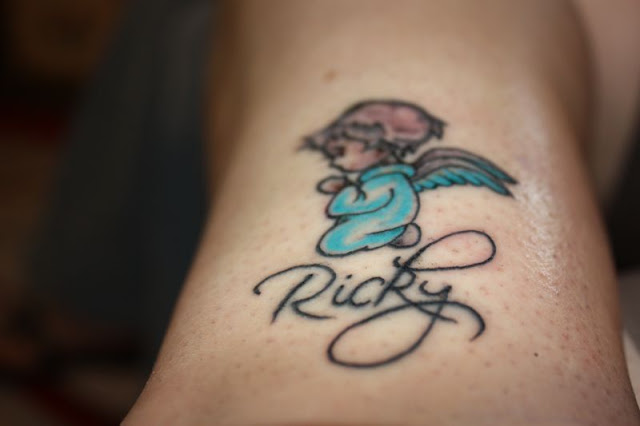 Praying Boy Angel With Large Wings Tattoo Tattowmag