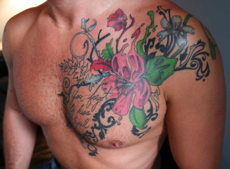 Tattoo On Chest Women | celebrity image gallery