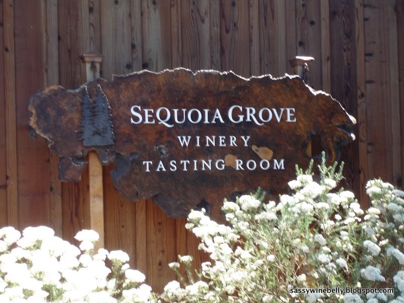 Sassy Wine Belly Sequoia Grove Winery, Napa Valley, CA wine tasting