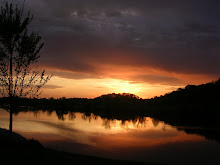 Sunset over the French Broad