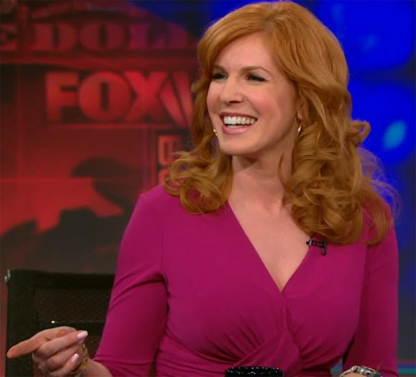 Redhead Haven Lovely Liz Claman Visits Daily Show.