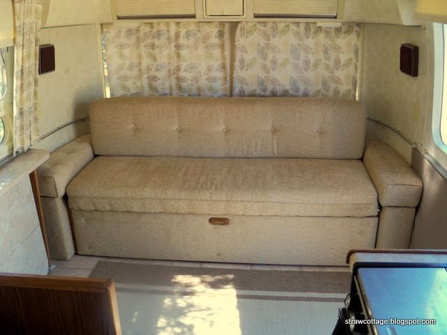 replace 1970s airstream sofa bed