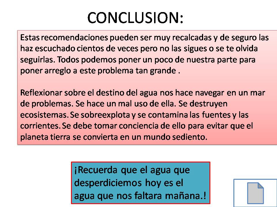 Presentaciones profesionales en power point: ESCASEZ DEL AGUA EN