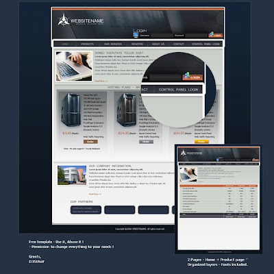 1001 Free PSD Website Templates & Web Elements For Web Designer