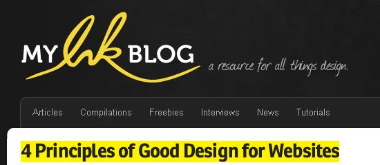 4 Principles of Good Design for Websites