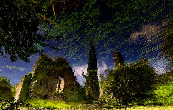 reflected ruins