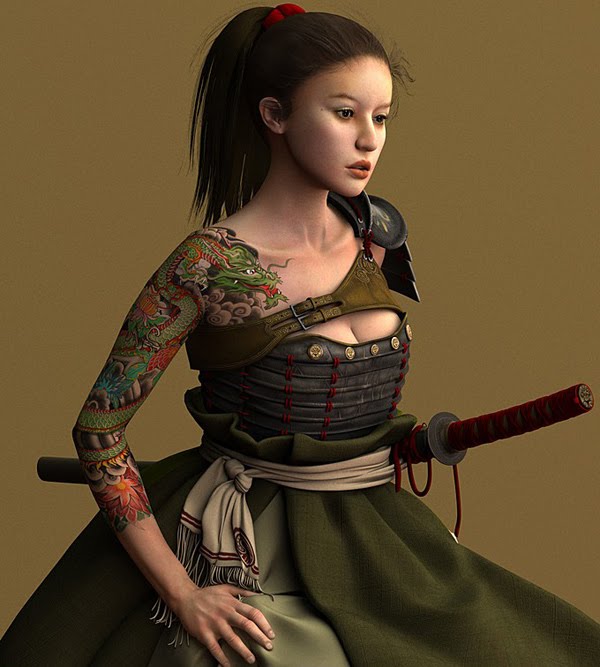 samurai female Character