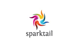 sparktail fire logo design