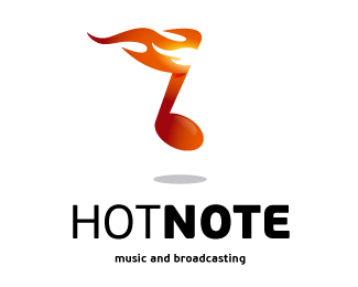 Hot Note Logo Design