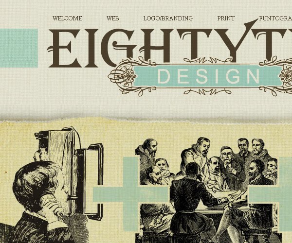 eightytwodesign vintage web design