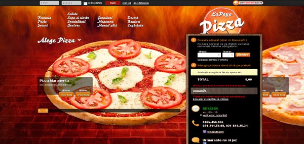 Pizza Web Design
