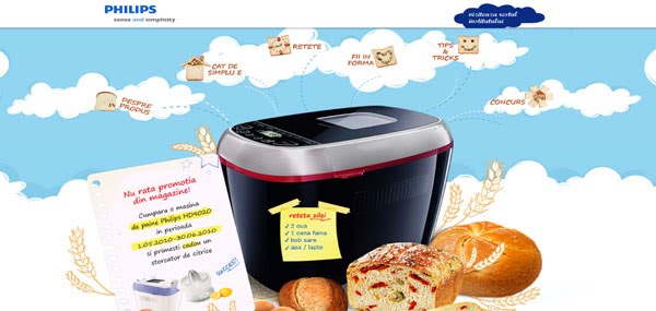 Bread machine Web Design