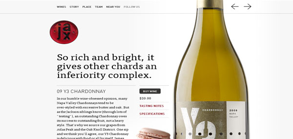 Jax Vineyards Web Design