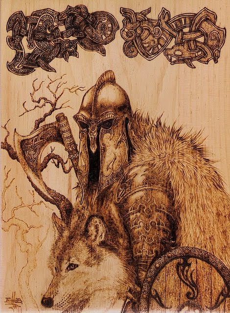 Odin and Freki