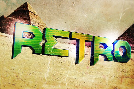 How to create a retro-style text effect in Cinema 4D and Photoshop