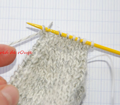 tricoter 2 fois 1 maille