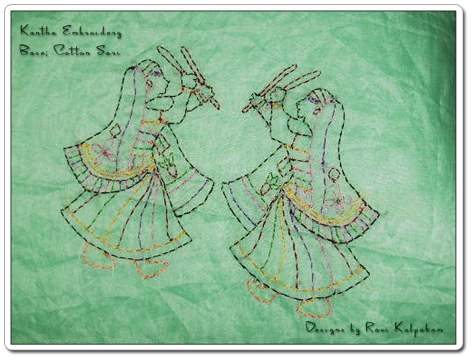 Kalpakam Designs Kantha Embroidery