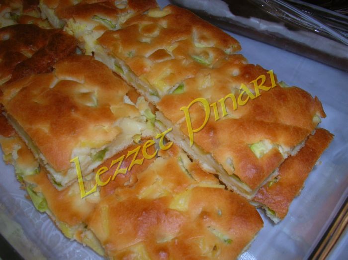 KABAKLI PATATESLİ TUZLU KEK