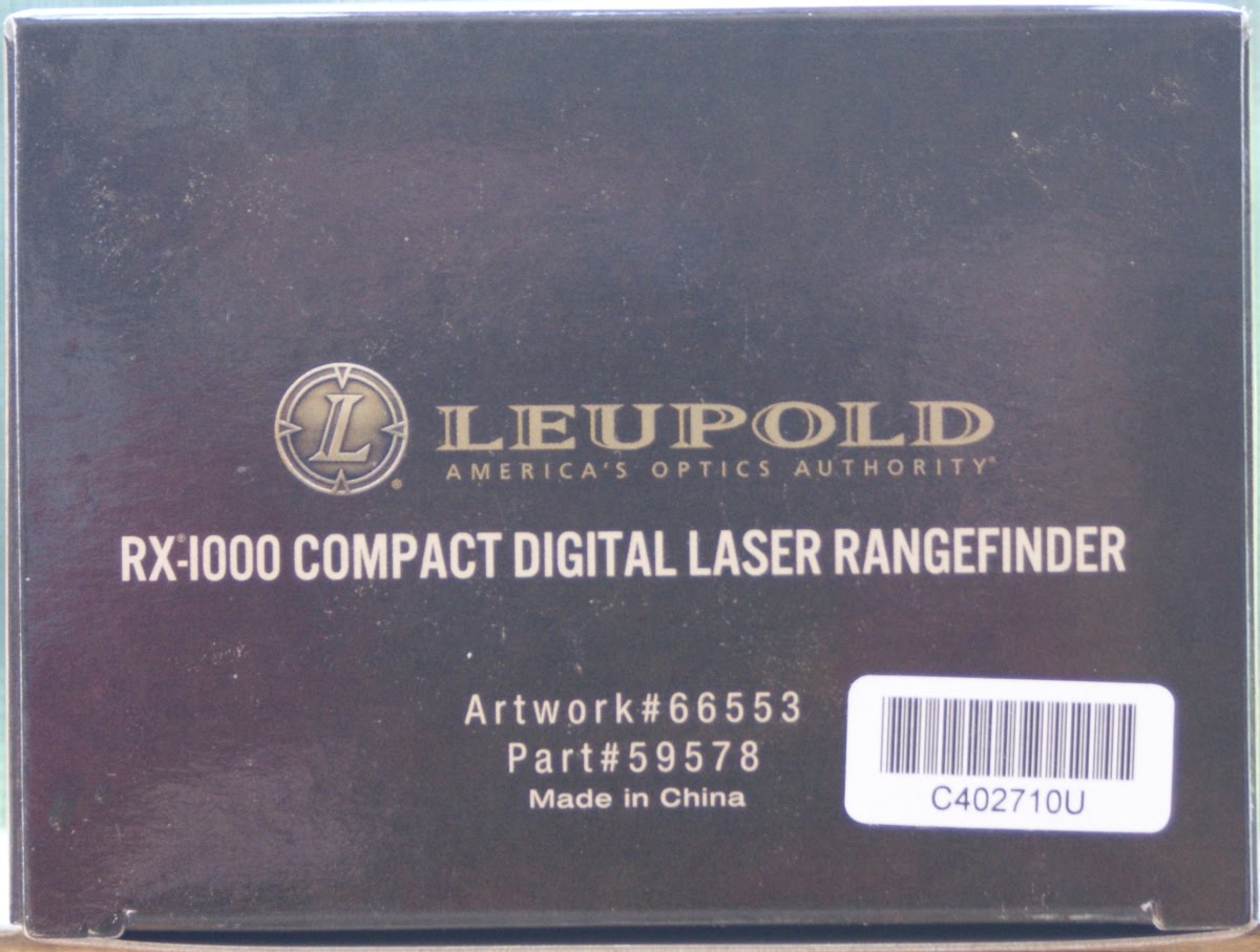 A Real Man's Objective Reviews / Gunsumer Reports: Leupold RX-1000 TBR