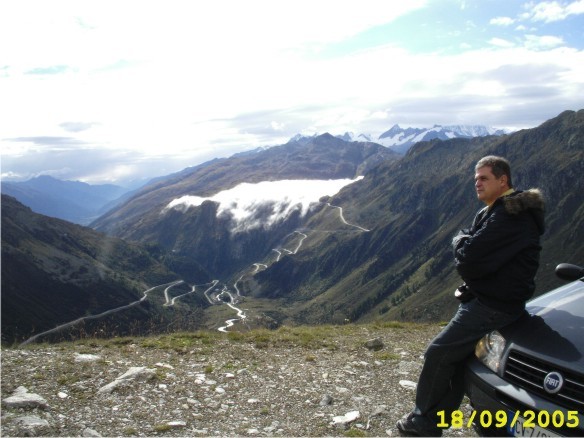 Luiz Flávio de Castro Madeira nos Alpes