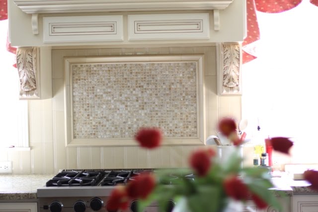 Be Different...Act Normal: Framed Tile Backsplash