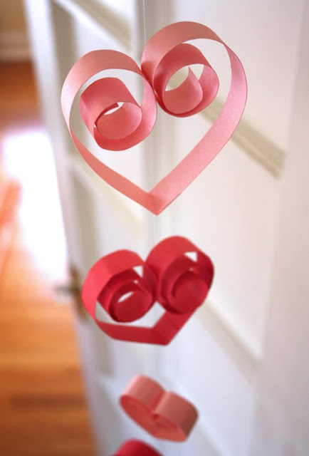 Be Different...Act Normal: Heart Paper Chain Garland [Valentine's Day