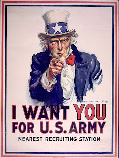 uncle sam i want you recruiting poster world war one
