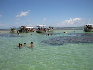 Mergulho nas piscinas de Moreré