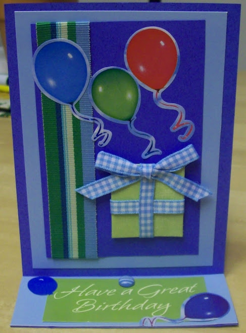 Easel birthday card