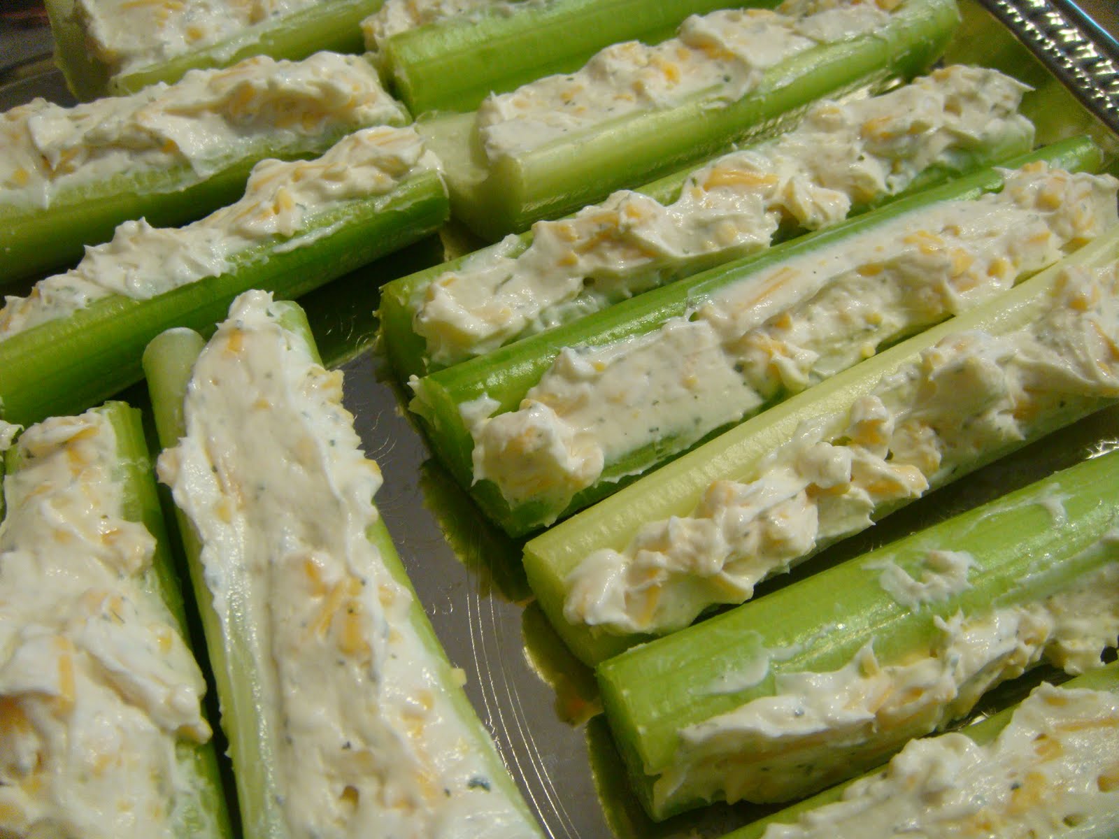 Life with Gena Appetizers Cucumber and Celery