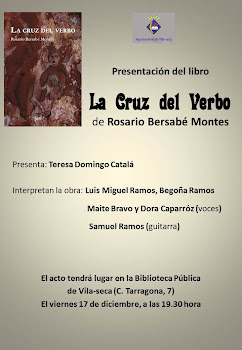 Cartel de presentación en Vilaseca (Tarragona)