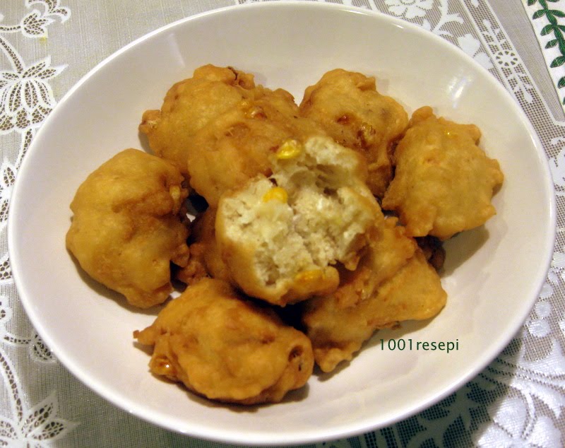 Resepi Cucur Jagung Lemak Manis Paling Senang Mama Kembar