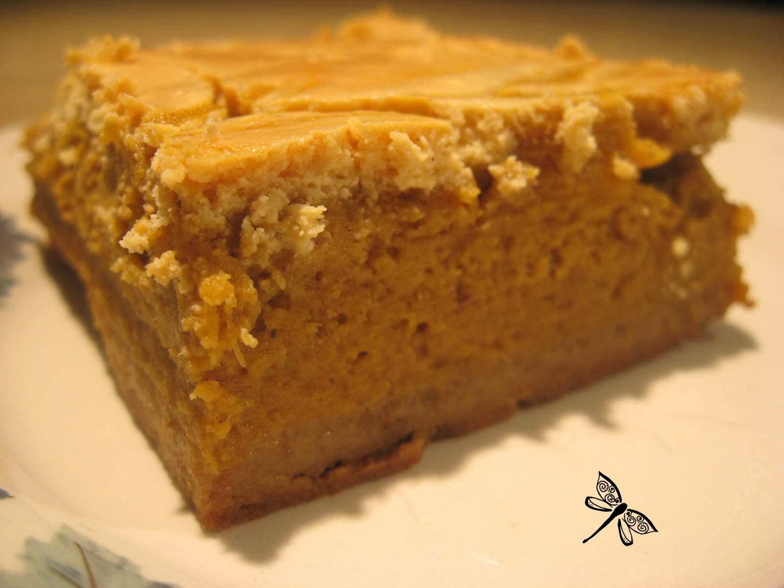 Libellule et ses spatules Tarte à la citrouille, érable