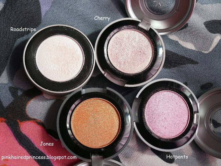 Pink Haired Princess Swatches Urban Decay Eyeshadows