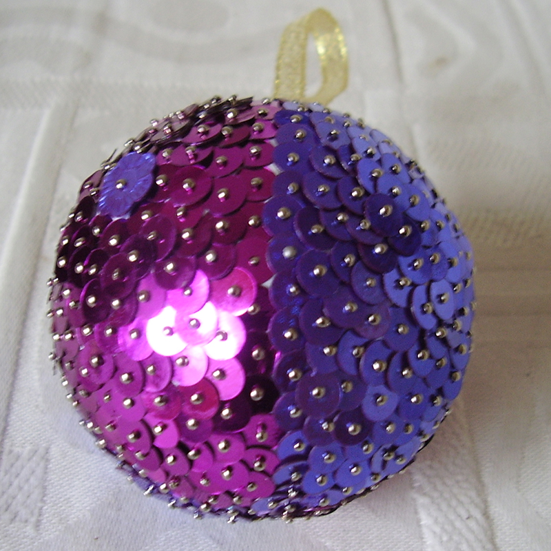 Jo McIntosh Knit Weave Felt Craft Evening Sequin Bauble