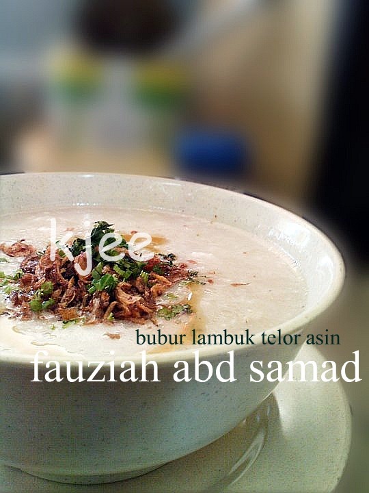 Johor lambuk resepi bubur Resepi Bubur