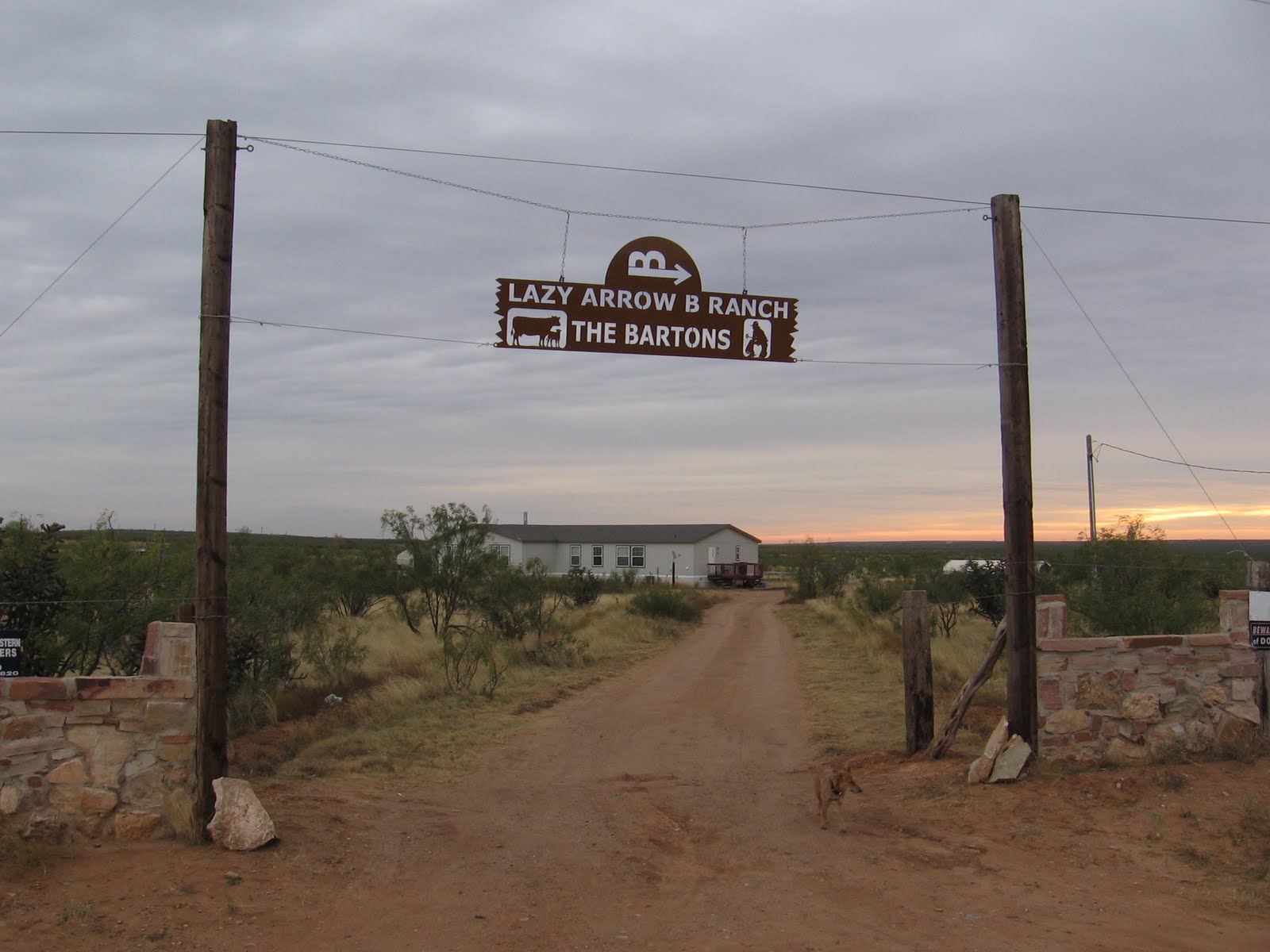 Lazy Arrow B Ranch: Lazy Arrow B Ranch Entry
