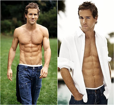 ryan reynolds body. did some serious working