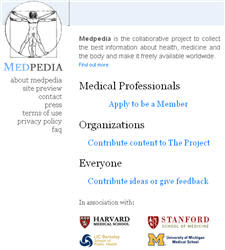 Medpedia Project Screen