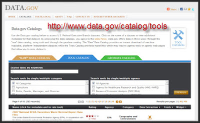 Tools Catalog via Data.gov