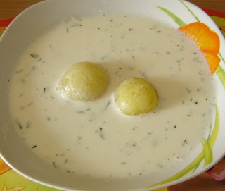 Supa de cartofi noi ( din revista Click! Pofta buna!)
