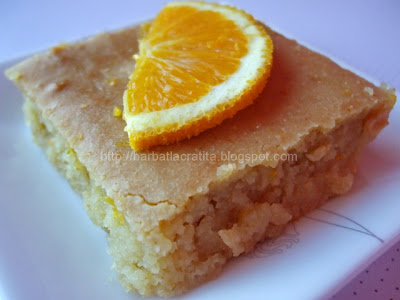 Prăjitură cu gris şi portocale