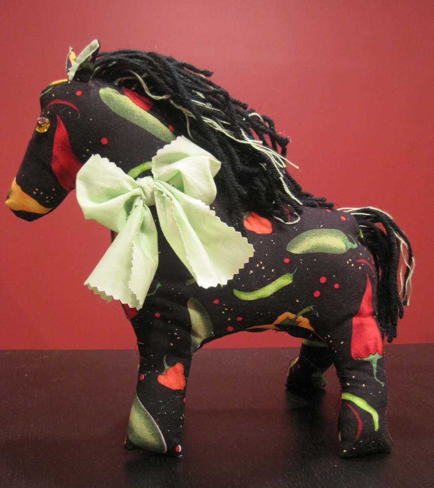 LexieJewel....Unleashed!! A Stuffed Fabric Chili Horse