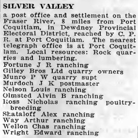 Silver Valley 1919