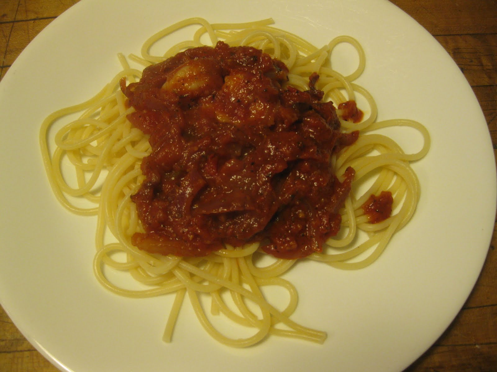 Sauce (The Food Blog): Pasta in Prawn-Tomato Sauce