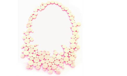 anemona necklace white