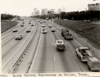 central expressway, dallas, circa 1980