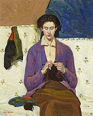 The Sock Knitter, 1915